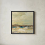 Warm Day by Silvia Vassileva. Shown in a sleek black glass frame for a contemporary gallery look. Available as an archival giclee rolled canvas, fine art paper, or poster print. SKU 84819a.