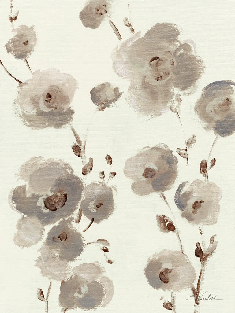 Warm Gray Branches I by Silvia Vassileva