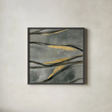 Water Surface by Silvia Vassileva. Shown in a sleek black glass frame for a contemporary gallery look. Available as an archival giclee rolled canvas, fine art paper, or poster print. SKU 85629a.