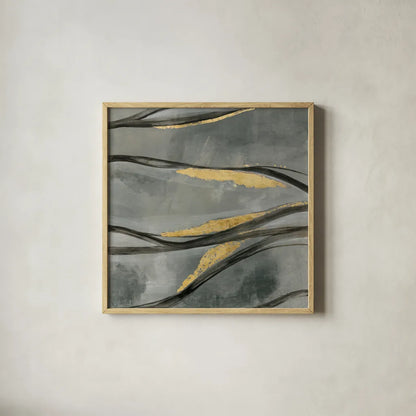 Water Surface by Silvia Vassileva. Shown in a natural wood glass frame for a timeless modern aesthetic. Available as an archival giclee rolled canvas, fine art paper, or poster print. SKU 85629a.