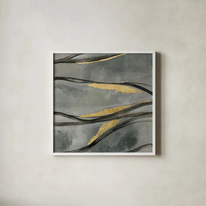 Water Surface by Silvia Vassileva. Shown in a crisp white glass frame for a clean and minimalist style. Available as an archival giclee rolled canvas, fine art paper, or poster print. SKU 85629a.