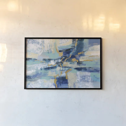 Wave Breaker by Silvia Vassileva. shown as a paper print in a black flame. Available as a archival giclee rolled canvas, fine art paper, or poster print. SKU 67011i.