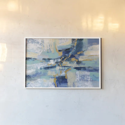 Wave Breaker by Silvia Vassileva. shown as a paper print in a white frame. Available as a archival giclee rolled canvas, fine art paper, or poster print. SKU 67011i.