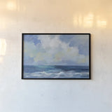 Waves and Clouds by Silvia Vassileva. shown as a paper print in a black flame. Available as a archival giclee rolled canvas, fine art paper, or poster print. SKU 90252i.
