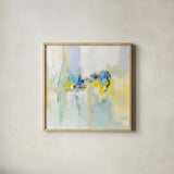 Wheat Field by Silvia Vassileva. Shown in a natural wood glass frame for a timeless modern aesthetic. Available as an archival giclee rolled canvas, fine art paper, or poster print. SKU 78731a.