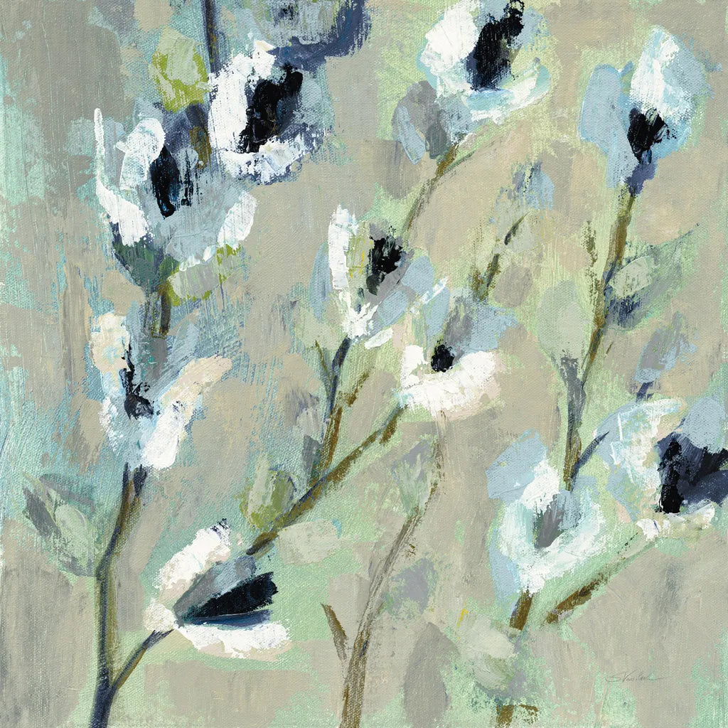 Whimsical Branch I Cool by Silvia Vassileva. SKU 56949a. Archival Giclee Fine art print for wall decor.