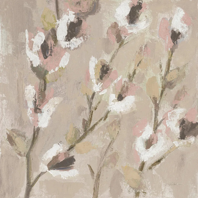 Whimsical Branch I Neutral by Silvia Vassileva. SKU 89255a. Archival Giclee Fine art print for wall decor.