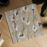 Whimsical Branch I Neutral by Silvia Vassileva. Shown as a detailed flat fine art print, highlighting archival giclee quality. Available as an archival giclee rolled canvas, fine art paper, or poster print. SKU 89255a.