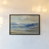 Whispering Wave by Silvia Vassileva. shown as a paper print in a black flame. Available as a archival giclee rolled canvas, fine art paper, or poster print. SKU 42187i.