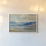 Whispering Wave by Silvia Vassileva. shown as a paper print in a white frame. Available as a archival giclee rolled canvas, fine art paper, or poster print. SKU 42187i.