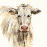 White Cow by Silvia Vassileva. SKU 62966a. Archival Giclee Fine art print for wall decor.
