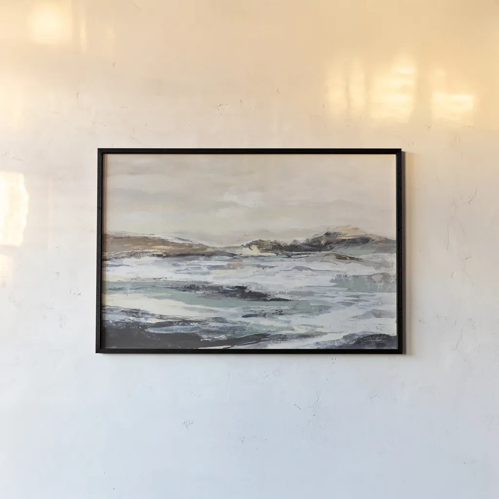 White River by Silvia Vassileva. shown as a paper print in a black flame. Available as a archival giclee rolled canvas, fine art paper, or poster print. SKU 82624i.