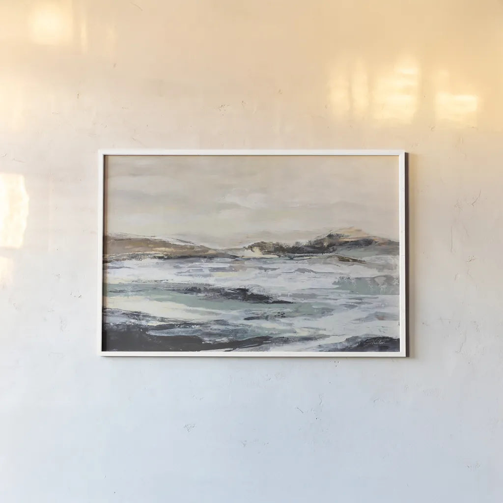 White River by Silvia Vassileva. shown as a paper print in a white frame. Available as a archival giclee rolled canvas, fine art paper, or poster print. SKU 82624i.