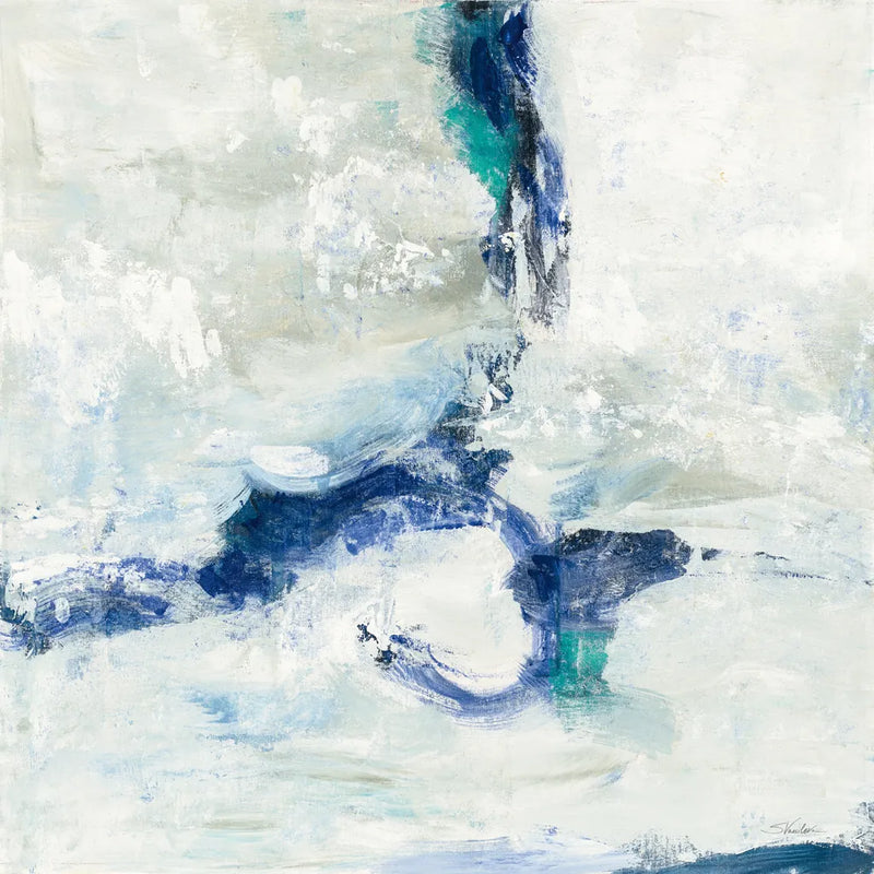 White and Blue by Silvia Vassileva. SKU 26345a. Archival Giclee Fine art print for wall decor.