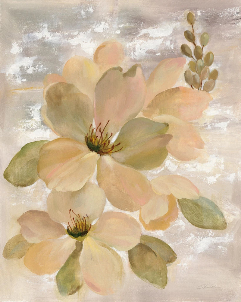 White on White Floral II by Silvia Vassileva