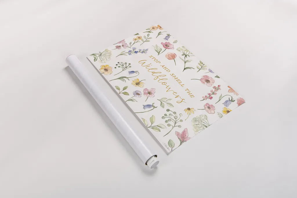 Wild Blooms IV by Silvia Vassileva. shown as a rolled paper print. Available as archival giclee rolled canvas, fine art paper, or poster print. SKU 98867i.