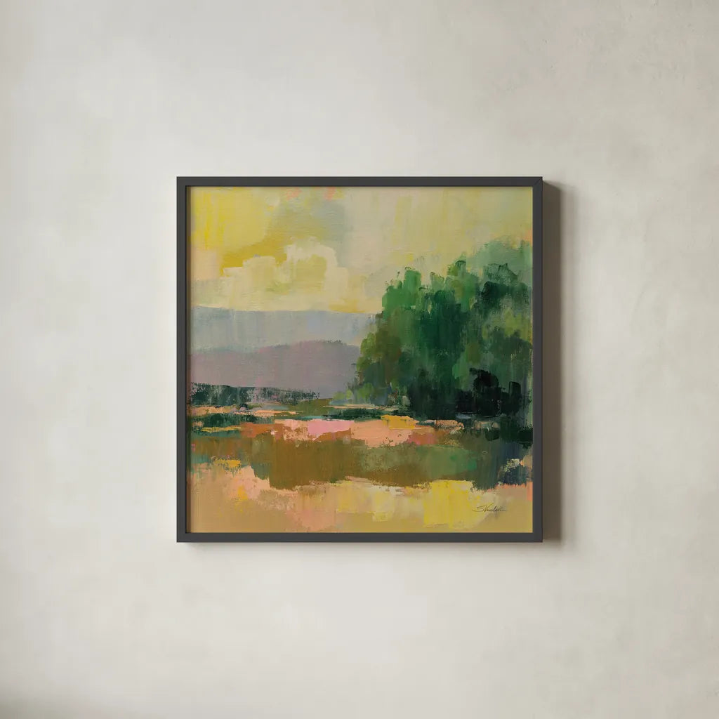 Willow by Silvia Vassileva. Shown in a sleek black glass frame for a contemporary gallery look. Available as an archival giclee rolled canvas, fine art paper, or poster print. SKU 89706a.