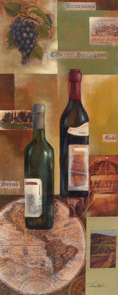 Wine Collage I by Silvia Vassileva