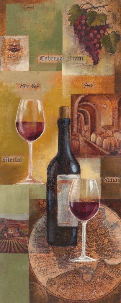 Wine Collage II by Silvia Vassileva