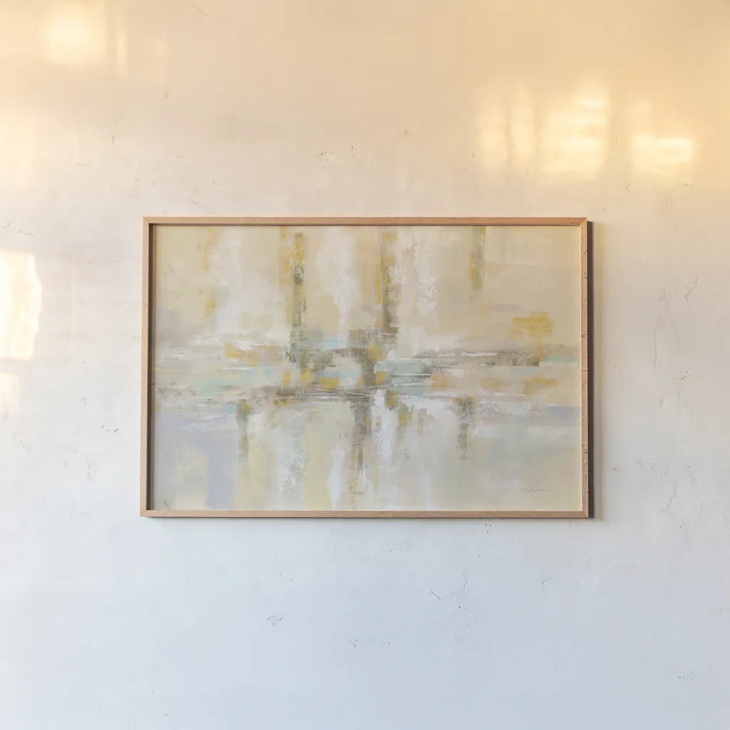 Winter Fjord by Silvia Vassileva. shown as a paper print in a natural frame. Available as a archival giclee rolled canvas, fine art paper, or poster print. SKU 65603i.