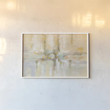 Winter Fjord by Silvia Vassileva. shown as a paper print in a white frame. Available as a archival giclee rolled canvas, fine art paper, or poster print. SKU 65603i.