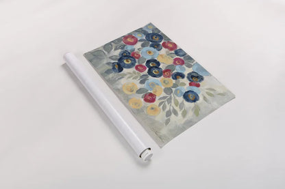 Winter Flowers I by Silvia Vassileva. shown as a rolled paper print. Available as archival giclee rolled canvas, fine art paper, or poster print. SKU 23933i.