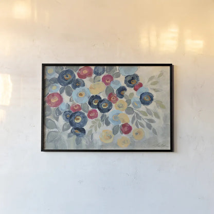 Winter Flowers I by Silvia Vassileva. shown as a paper print in a black flame. Available as a archival giclee rolled canvas, fine art paper, or poster print. SKU 23933i.