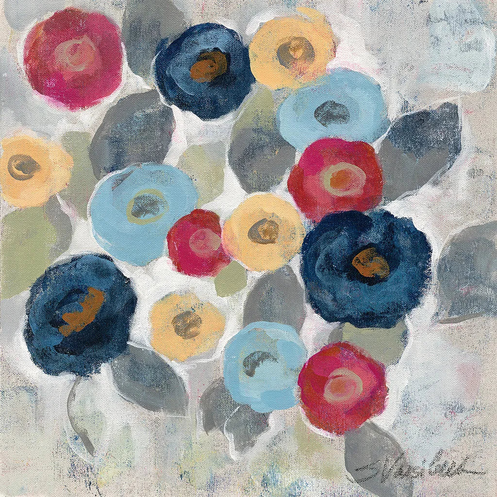 Winter Flowers II by Silvia Vassileva. SKU 23934a. Archival Giclee Fine art print for wall decor.