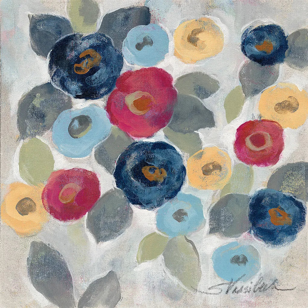 Winter Flowers III by Silvia Vassileva. SKU 23935a. Archival Giclee Fine art print for wall decor.