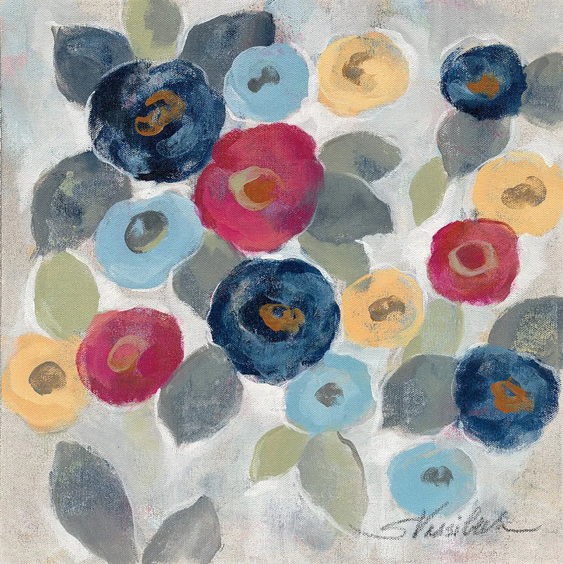 Winter Flowers III by Silvia Vassileva. SKU 23935a. Archival Giclee Fine art print for wall decor.