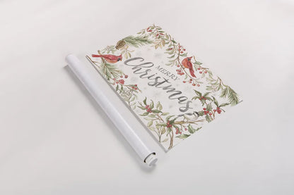 Winter Harmony I Merry Christmas by Silvia Vassileva. shown as a rolled paper print. Available as archival giclee rolled canvas, fine art paper, or poster print. SKU 90104i.