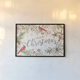 Winter Harmony I Merry Christmas by Silvia Vassileva. shown as a paper print in a black flame. Available as a archival giclee rolled canvas, fine art paper, or poster print. SKU 90104i.