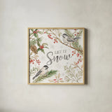 Winter Harmony II by Silvia Vassileva. Shown in a natural wood glass frame for a timeless modern aesthetic. Available as an archival giclee rolled canvas, fine art paper, or poster print. SKU 88835a.