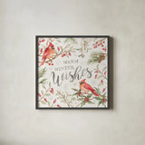 Winter Harmony III by Silvia Vassileva. Shown in a sleek black glass frame for a contemporary gallery look. Available as an archival giclee rolled canvas, fine art paper, or poster print. SKU 88836a.