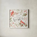Winter Harmony III by Silvia Vassileva. Shown in a crisp white glass frame for a clean and minimalist style. Available as an archival giclee rolled canvas, fine art paper, or poster print. SKU 88836a.