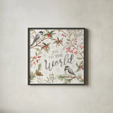 Winter Harmony V by Silvia Vassileva. Shown in a sleek black glass frame for a contemporary gallery look. Available as an archival giclee rolled canvas, fine art paper, or poster print. SKU 88838a.