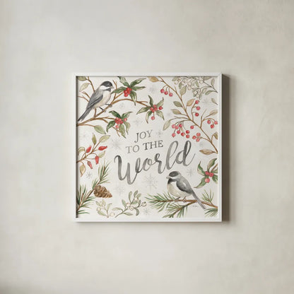 Winter Harmony V by Silvia Vassileva. Shown in a crisp white glass frame for a clean and minimalist style. Available as an archival giclee rolled canvas, fine art paper, or poster print. SKU 88838a.