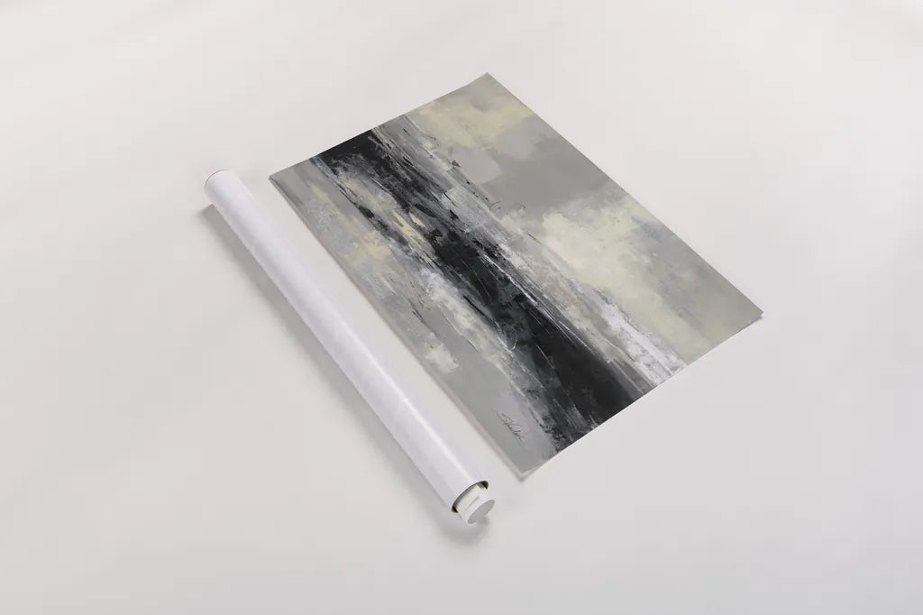 Winter Road by Silvia Vassileva. shown as a rolled paper print. Available as archival giclee rolled canvas, fine art paper, or poster print. SKU 71967i.