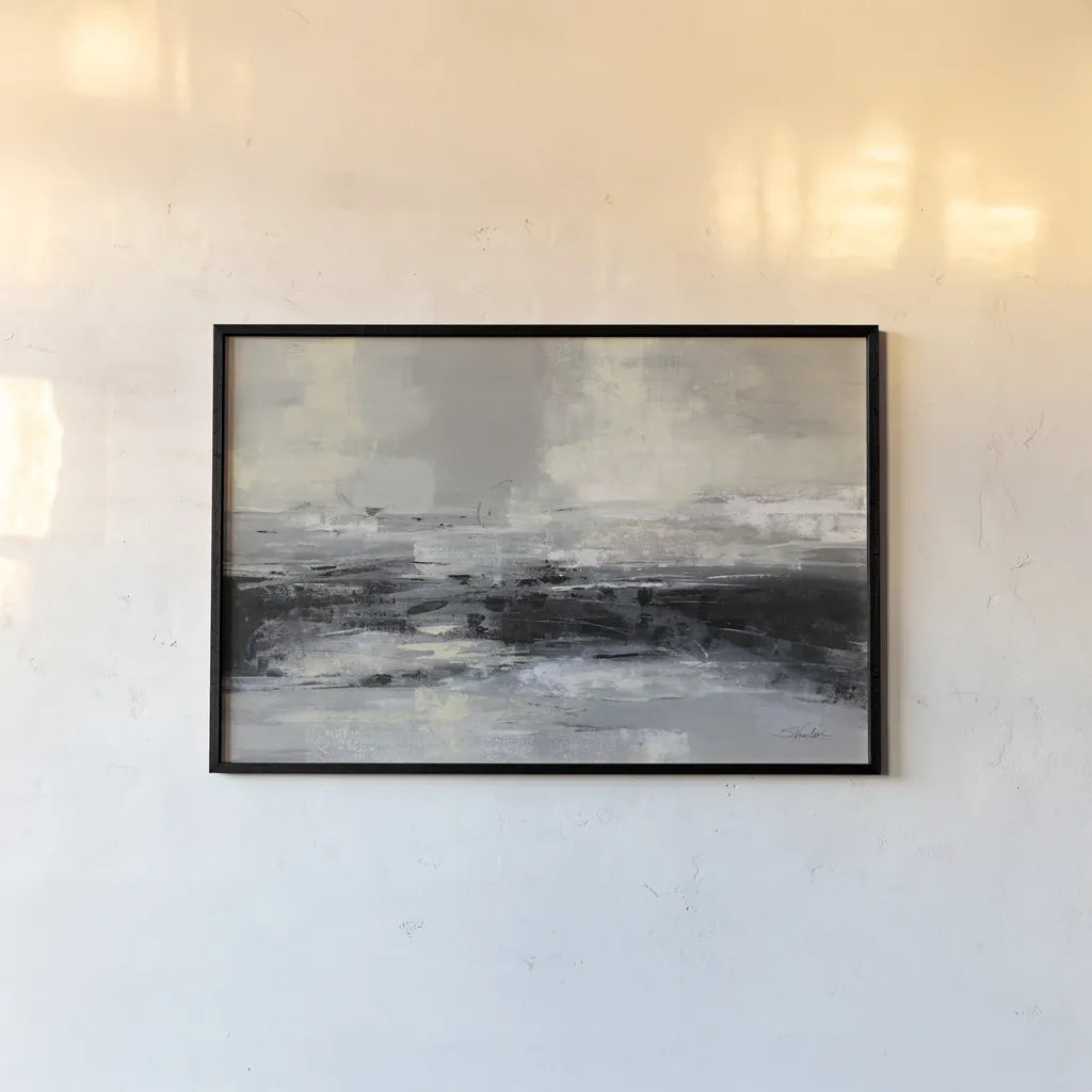 Winter Road by Silvia Vassileva. shown as a paper print in a black flame. Available as a archival giclee rolled canvas, fine art paper, or poster print. SKU 71967i.