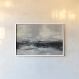 Winter Road by Silvia Vassileva. shown as a paper print in a white frame. Available as a archival giclee rolled canvas, fine art paper, or poster print. SKU 71967i.