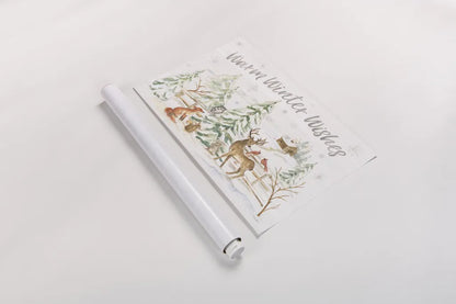 Winter Wonderland I by Silvia Vassileva. shown as a rolled paper print. Available as archival giclee rolled canvas, fine art paper, or poster print. SKU 83857i.