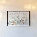 Winter Wonderland I by Silvia Vassileva. shown as a paper print in a black flame. Available as a archival giclee rolled canvas, fine art paper, or poster print. SKU 83857i.