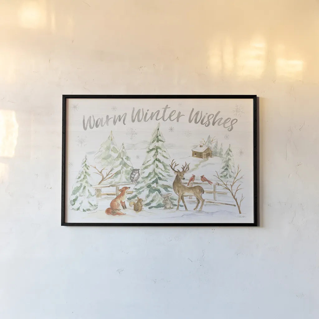 Winter Wonderland I by Silvia Vassileva. shown as a paper print in a black flame. Available as a archival giclee rolled canvas, fine art paper, or poster print. SKU 83857i.