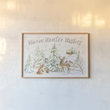 Winter Wonderland I by Silvia Vassileva. shown as a paper print in a natural frame. Available as a archival giclee rolled canvas, fine art paper, or poster print. SKU 83857i.