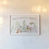 Winter Wonderland I by Silvia Vassileva. shown as a paper print in a white frame. Available as a archival giclee rolled canvas, fine art paper, or poster print. SKU 83857i.