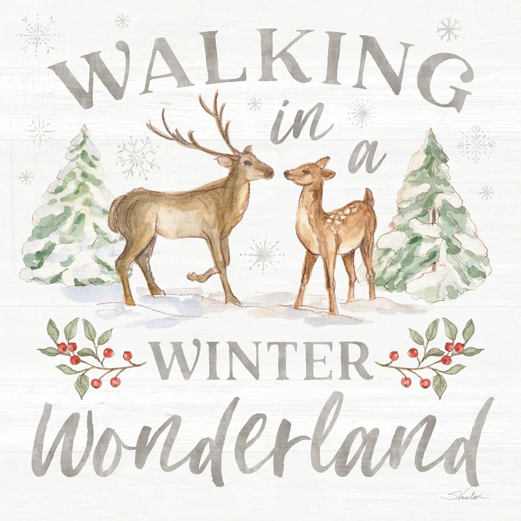 Winter Wonderland II by Silvia Vassileva. SKU 83858a. Archival Giclee Fine art print for wall decor.