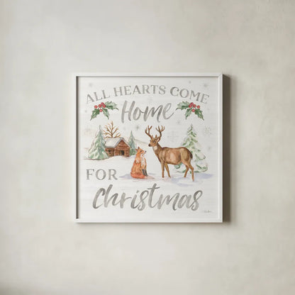 Winter Wonderland III by Silvia Vassileva. Shown in a crisp white glass frame for a clean and minimalist style. Available as an archival giclee rolled canvas, fine art paper, or poster print. SKU 83859a.