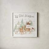 Winter Wonderland VI by Silvia Vassileva. Shown in a crisp white glass frame for a clean and minimalist style. Available as an archival giclee rolled canvas, fine art paper, or poster print. SKU 83862a.