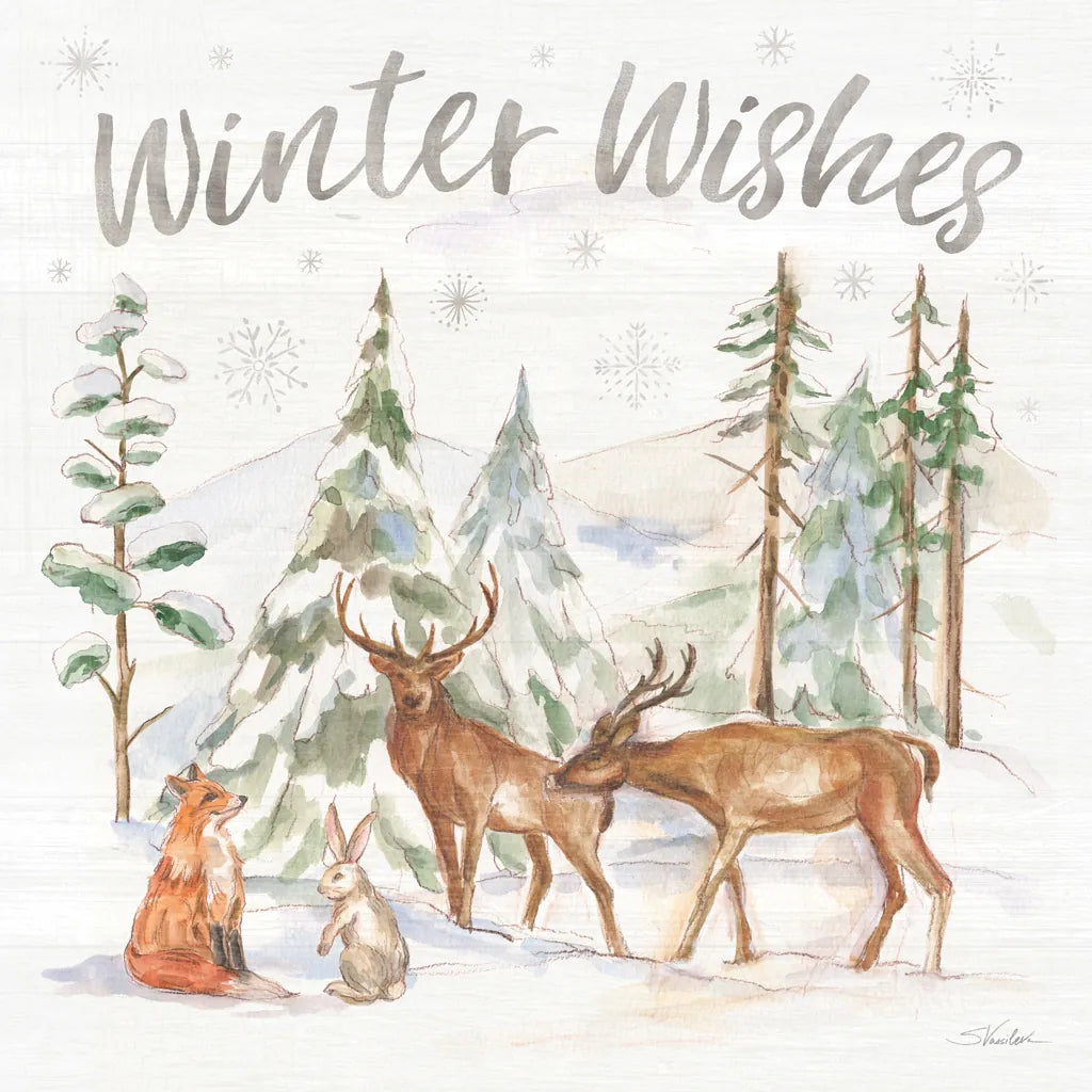 Winter Wonderland VII by Silvia Vassileva. SKU 83863a. Archival Giclee Fine art print for wall decor.