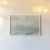 Wispy Clouds at Dawn by Silvia Vassileva. shown as a paper print in a white frame. Available as a archival giclee rolled canvas, fine art paper, or poster print. SKU 100056i.